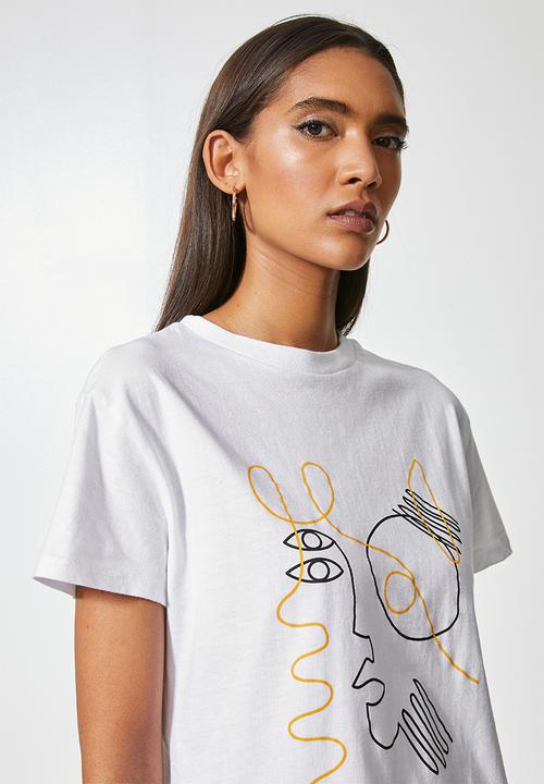 Superbalist - Abstract Graphic - white