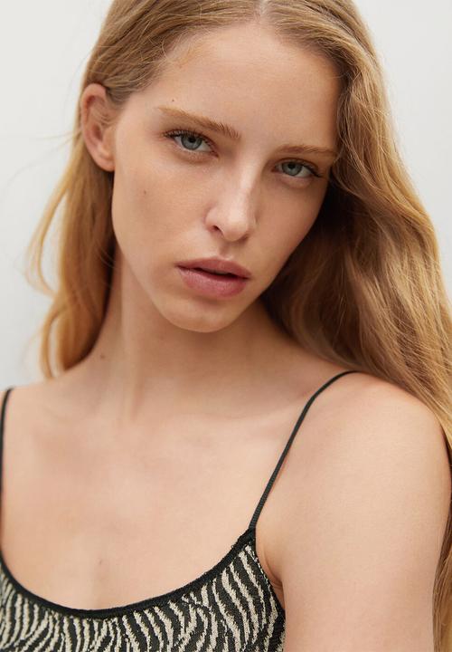 MANGO - Dress cebrian - black