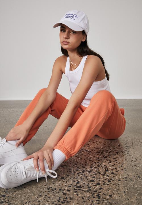 Factorie - Classic trackpant - orange persimmon