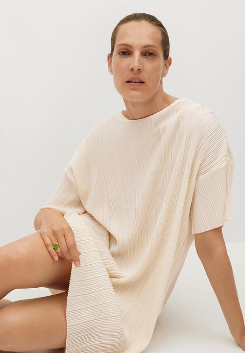 MANGO - Dress wild-h - light beige