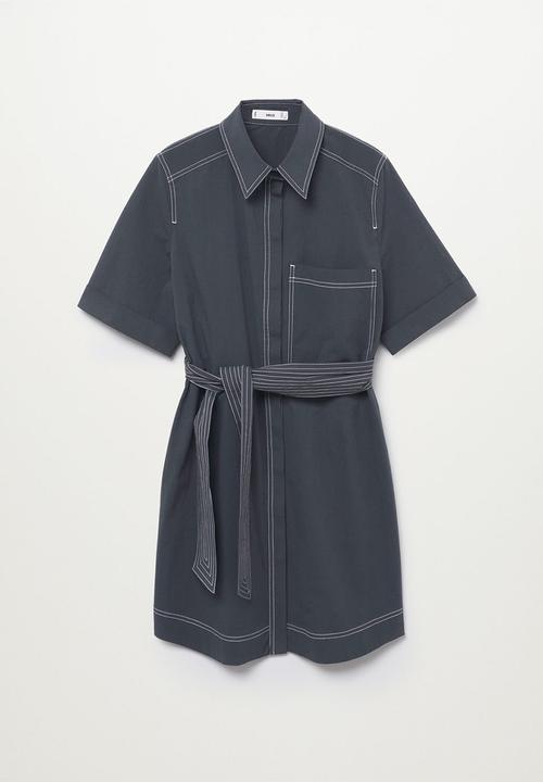 MANGO - Dress megan - black