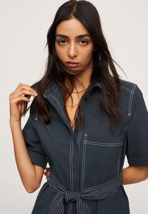 MANGO - Dress megan - black