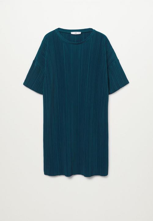 MANGO - Dress wild-h - navy