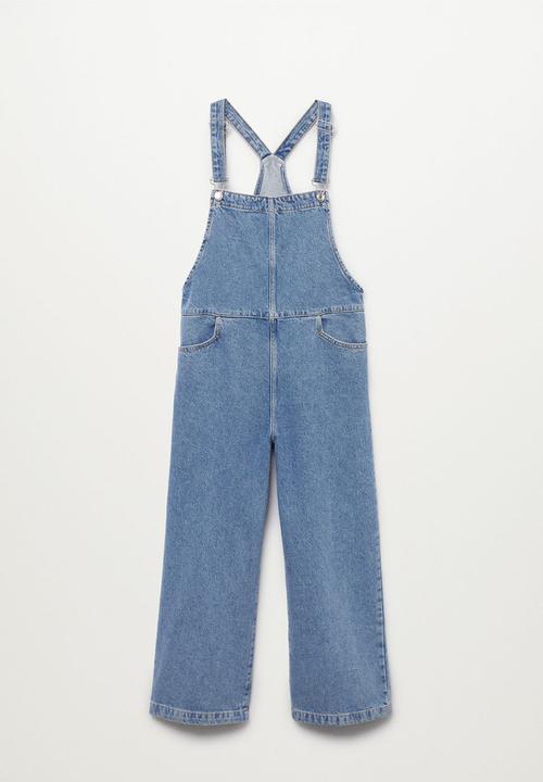 MANGO - Dungarees ares - blue