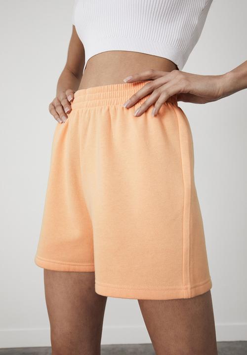 Factorie - Hype fleece short - pale papaya