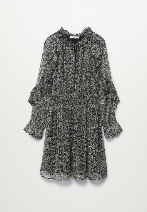 MANGO - Dress grace - black