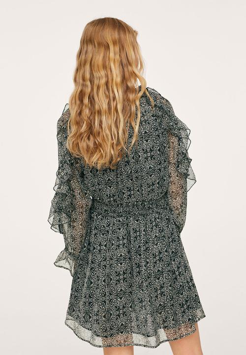 MANGO - Dress grace - black
