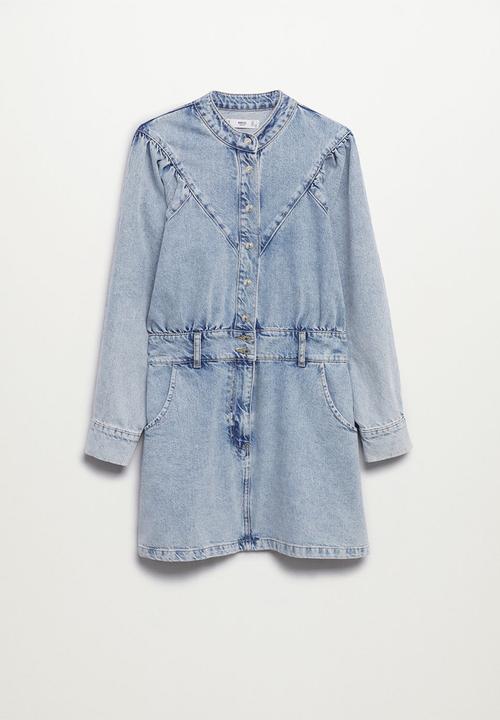 MANGO - Dress lola - blue