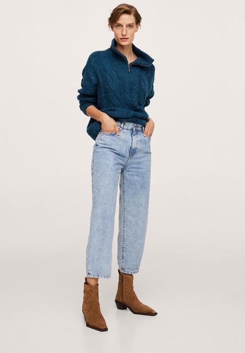 MANGO - Jeans antonela - light blue