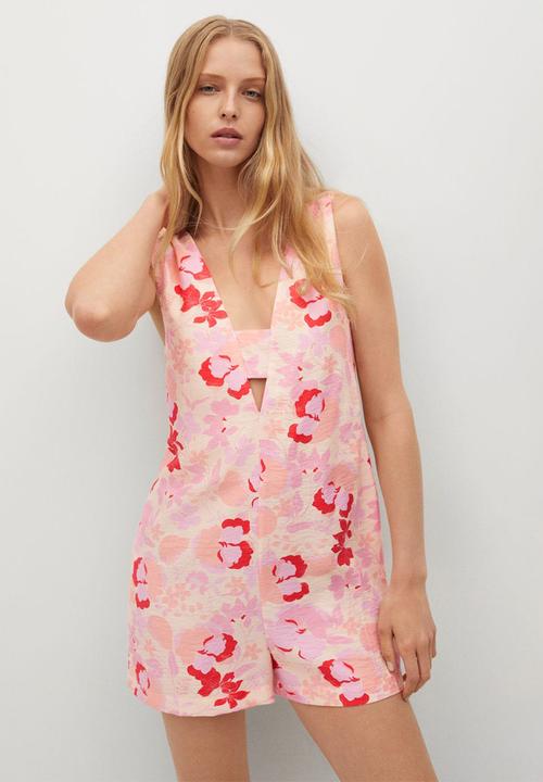 MANGO - Playsuit riviera - light beige