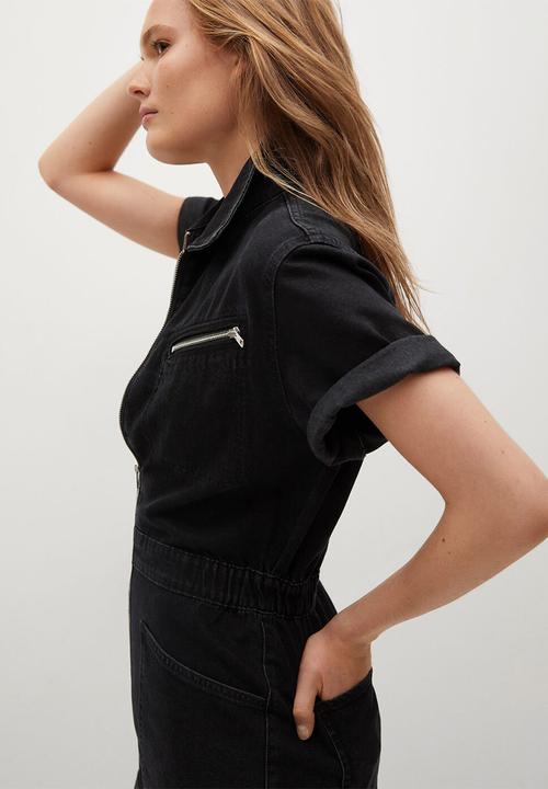 MANGO - Playsuit alma - black