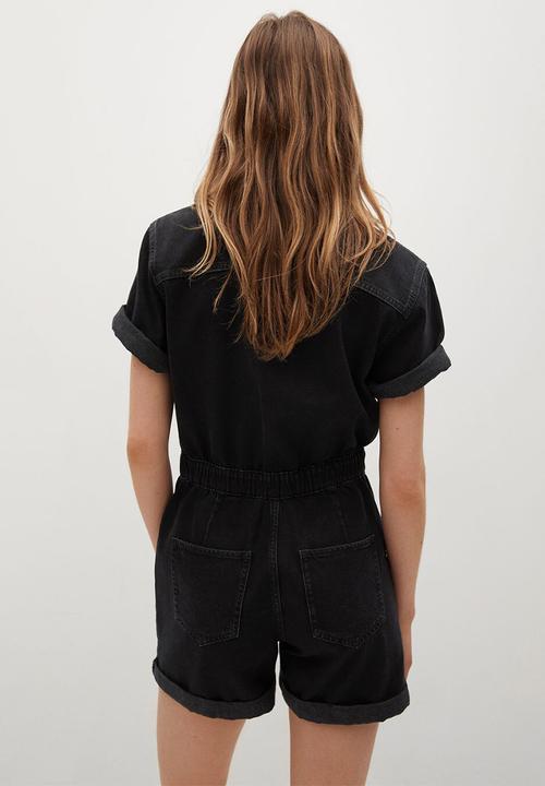 MANGO - Playsuit alma - black