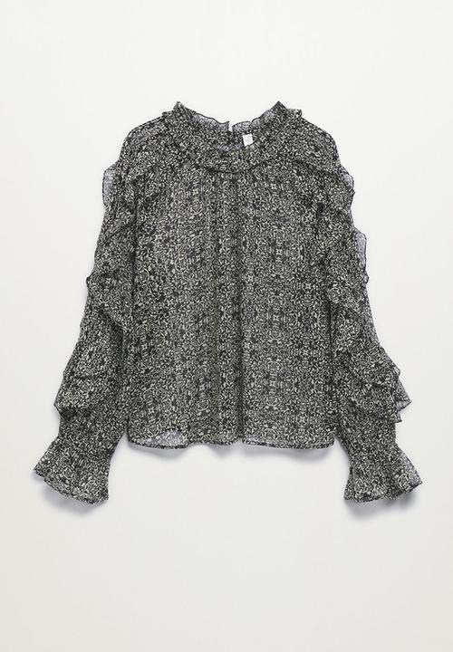 MANGO - Blouse grace - black