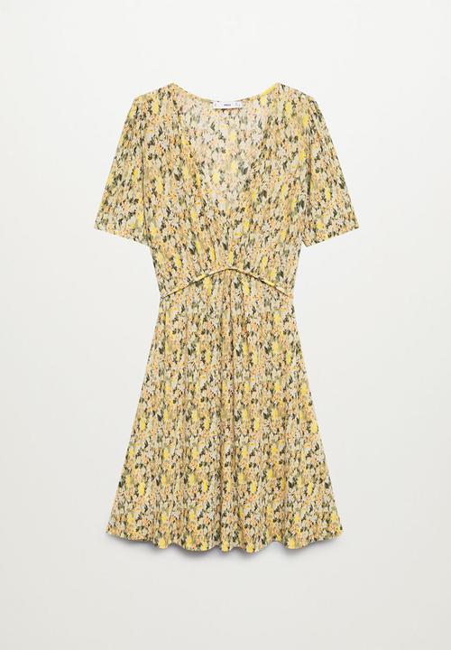 MANGO - Dress pitita - light pastel green