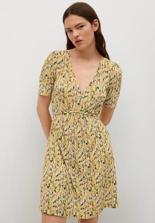 MANGO - Dress pitita - light pastel green
