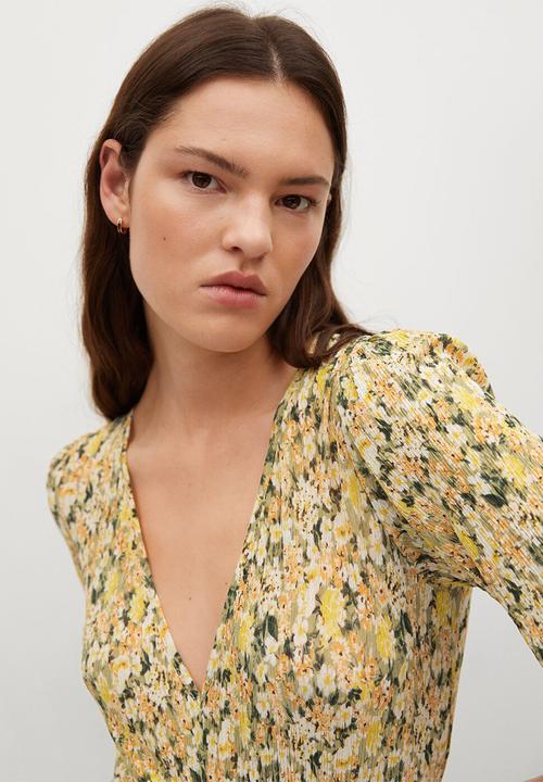 MANGO - Dress pitita - light pastel green