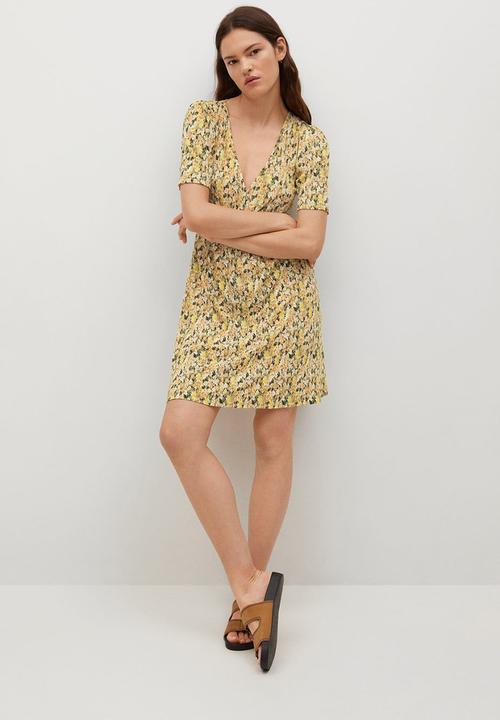 MANGO - Dress pitita - light pastel green