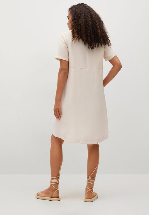 MANGO - Dress byec-h - light beige