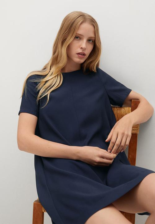 MANGO - Dress byec-h - navy