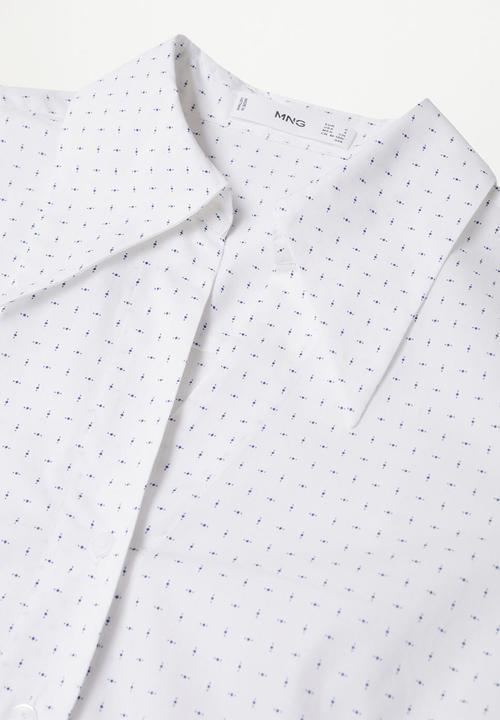 MANGO - Shirt strechip-h - white