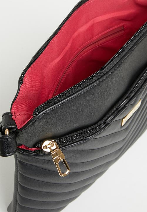 Pierre Cardin - Tamsyn chevrolet quilt crossbody - black