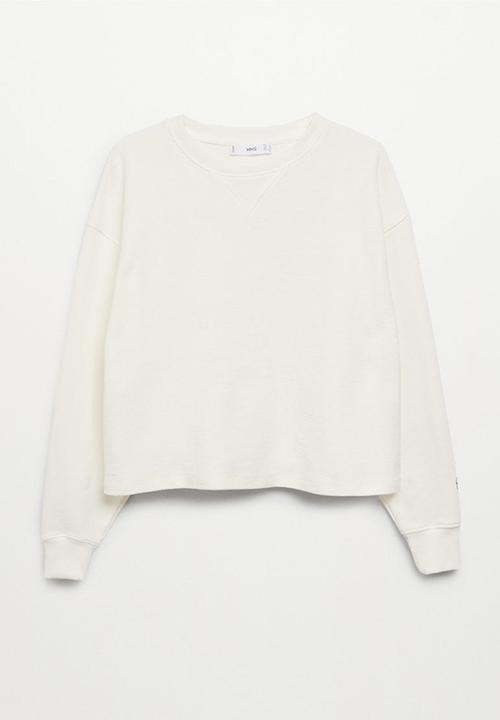 MANGO - Sweatshirt pstlimpo - white