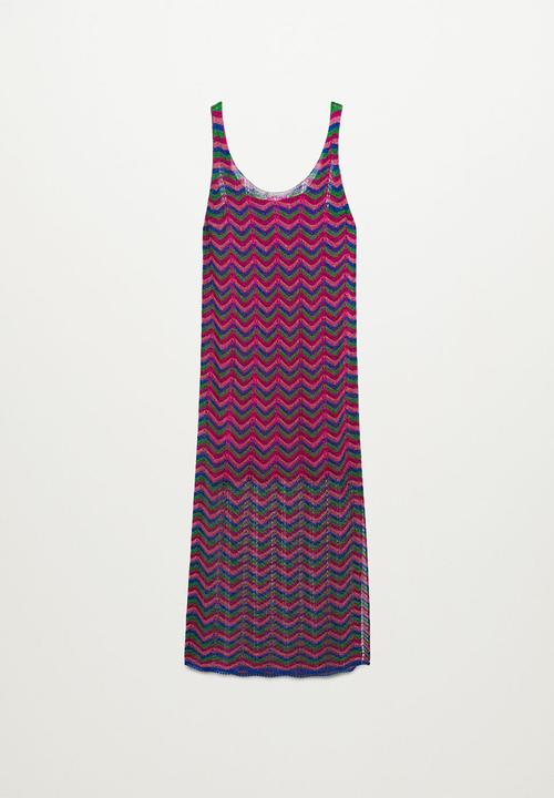 MANGO - Dress honolulu - pink