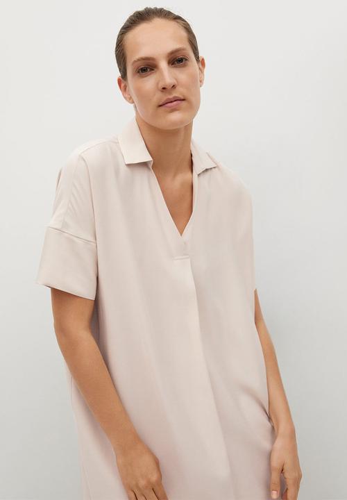 MANGO - Dress byel-h - light beige