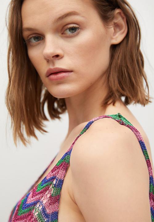 MANGO - Dress honolulu - pink