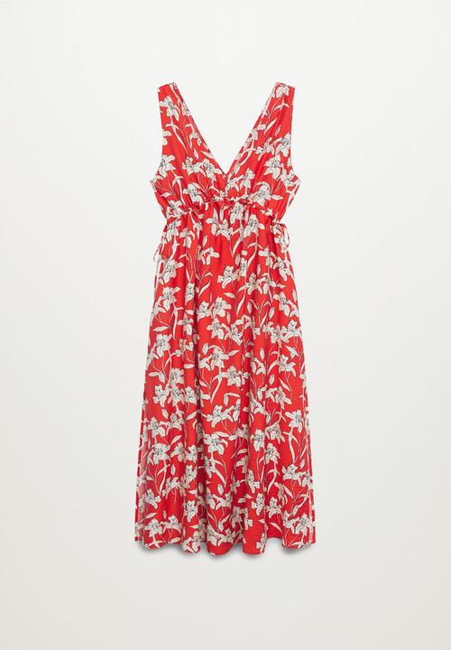 MANGO - Dress becca - red