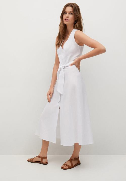 MANGO - Dress iri - white