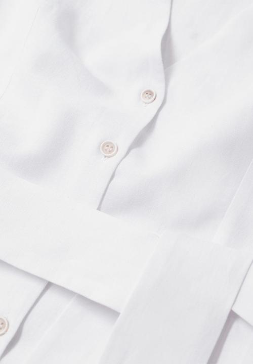 MANGO - Dress iri - white