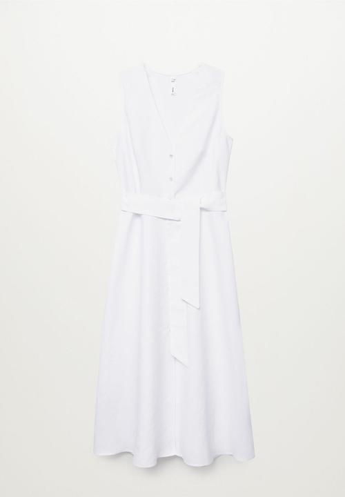 MANGO - Dress iri - white
