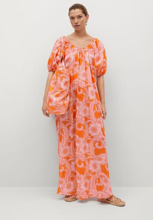 MANGO - Dress anita - orange
