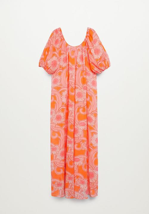 MANGO - Dress anita - orange