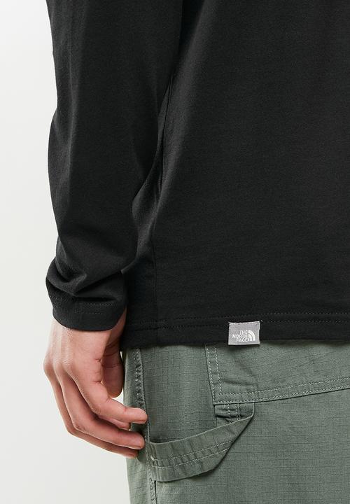 The North Face - Fine long sleeve tee - black