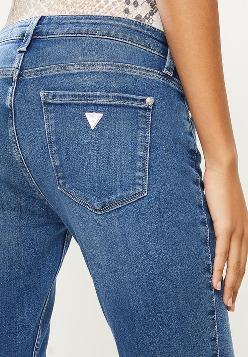 GUESS - Power skinny low denim - light wash