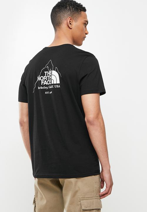 The North Face - Mens biner graphic 4 tee - black