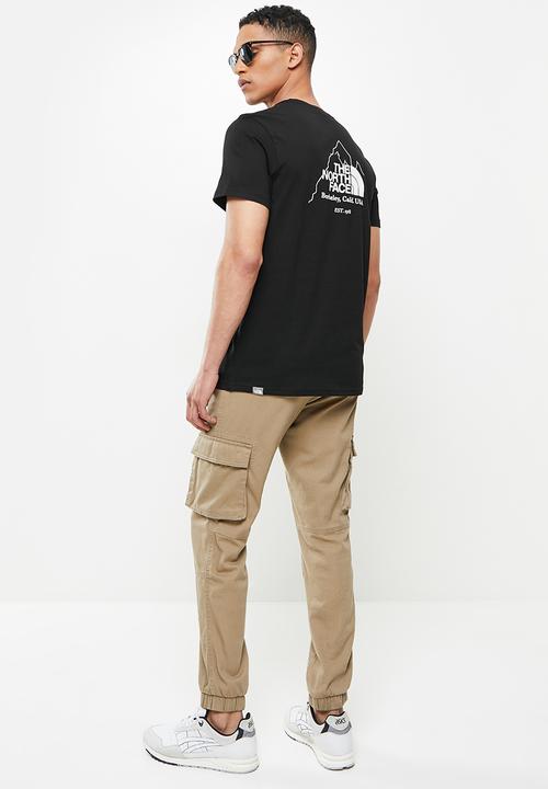 The North Face - Mens biner graphic 4 tee - black