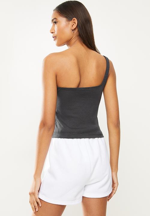 Nike - Nike Air Asymmetrical Tank - charcoal