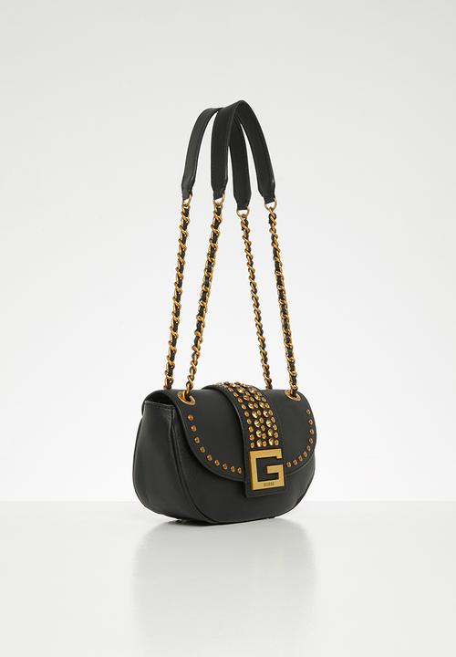 GUESS - Bling convertible xbody flap - black