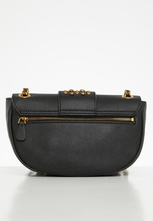 GUESS - Bling convertible xbody flap - black