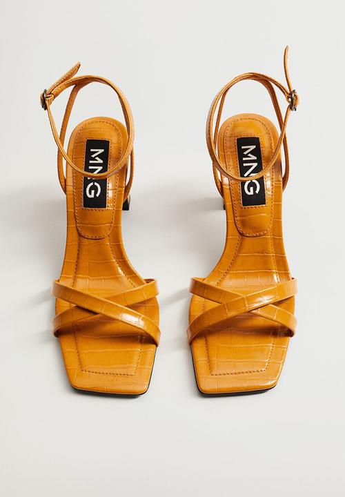MANGO - Omg heel - medium yellow