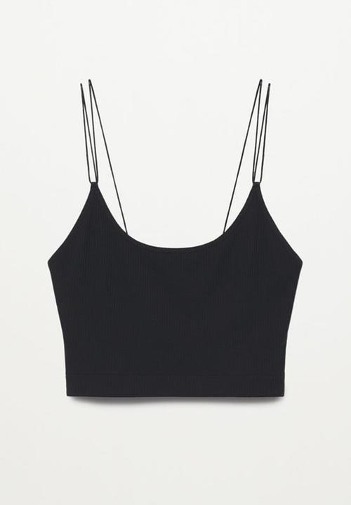 MANGO - Top manita - black