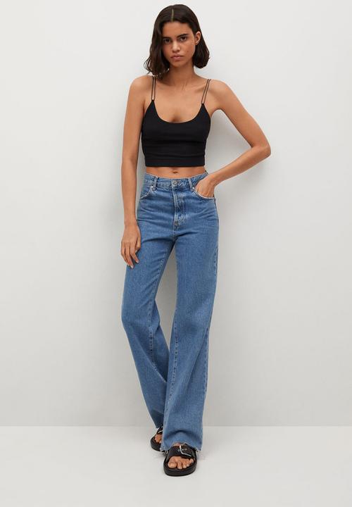 MANGO - Top manita - black