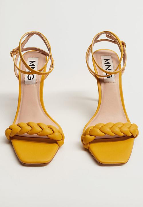 MANGO - Tren heel - medium yellow