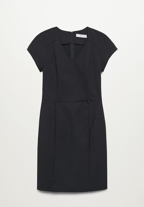 MANGO - Dress cofi-a - black