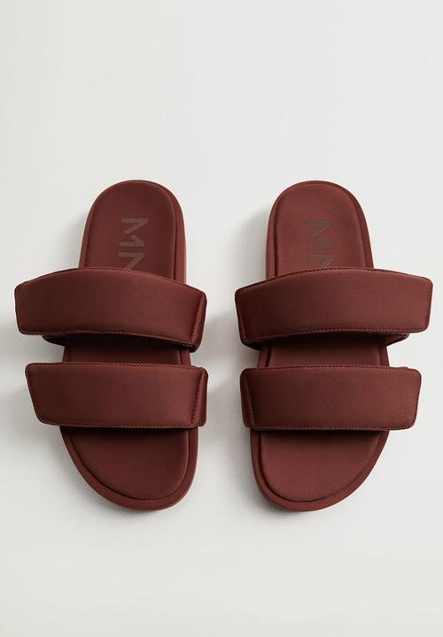 MANGO - Melanie sandal - dark brown