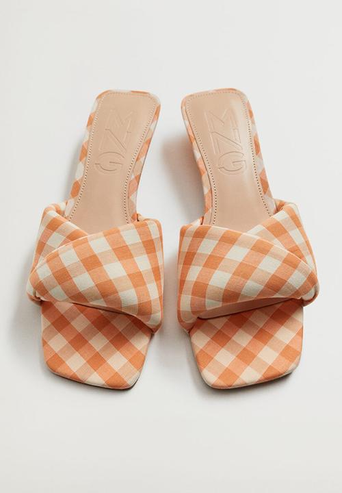 MANGO - Pillow sandal - pastel orange