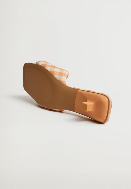 MANGO - Pillow sandal - pastel orange